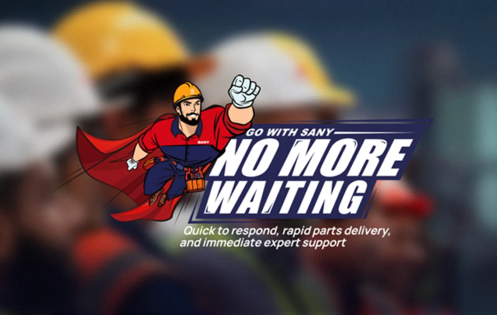 SANY presenta una nueva filosofía de servicio para mejorar el soporte global