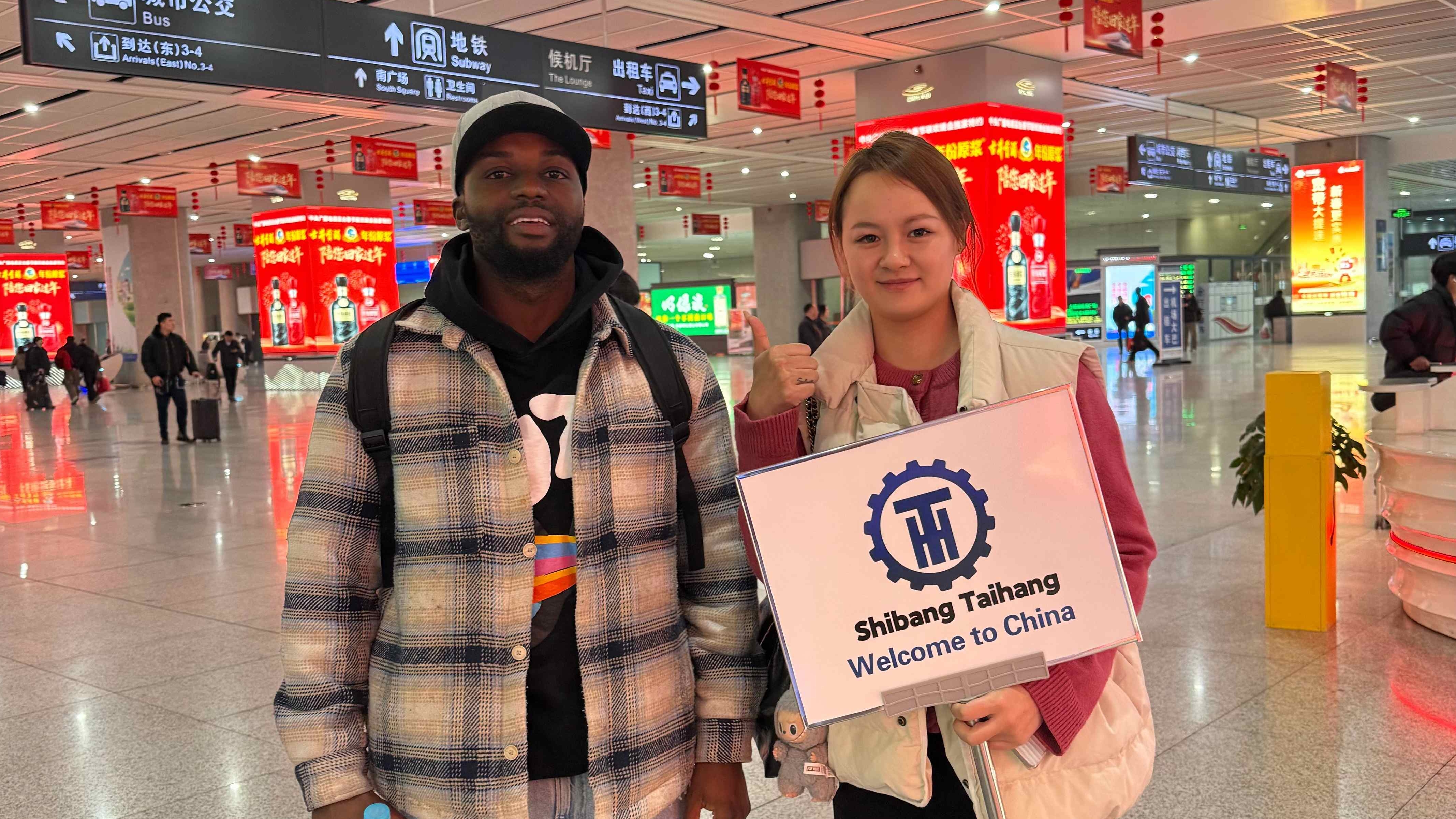 A Sales Representative Meets a Customer from Africa