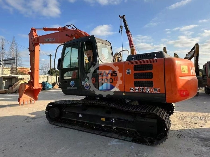Japan Original Used Hitachi ZX200 Hydraulic Crawler Excavator Second Hand Machinery 100KW Power