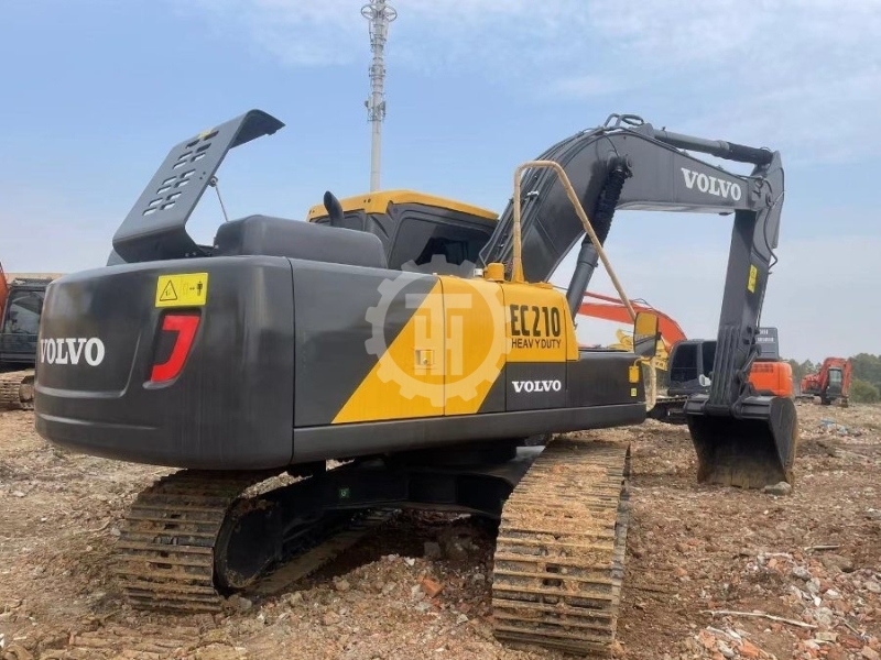 Tracked Used Volvo Excavator EC210 20Ton Earth Removal Equipment