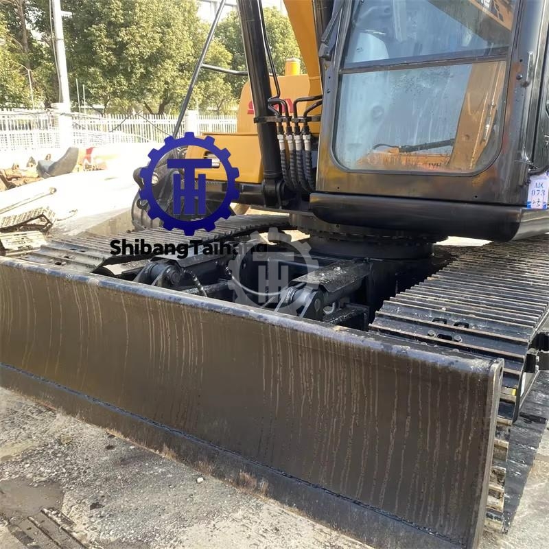 Sany 135 excavator with blade