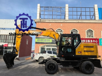 Excavadora de ruedas Sany 155 totalmente nueva a la venta