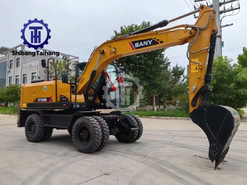 USED Sany SY155 Wheel Excavator