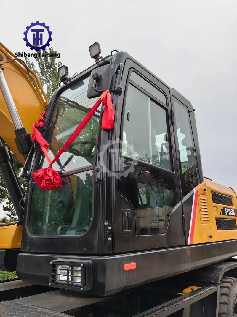 USED Sany SY155 Wheel Excavator