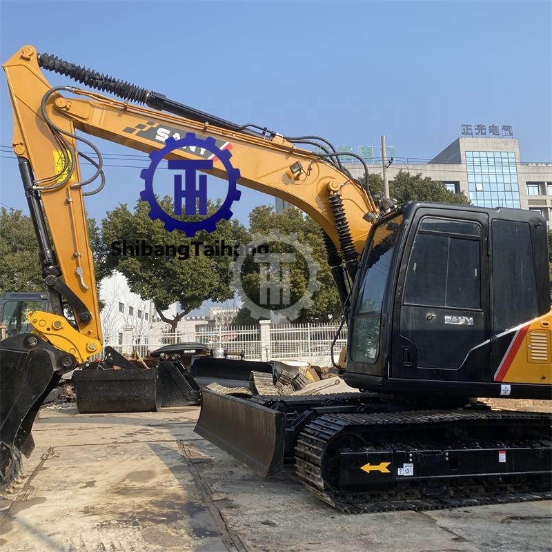 Sany 135 excavator with blade