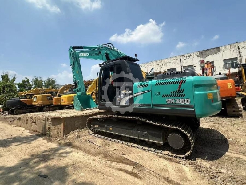 Original Midi Old Used Kobelco Excavator SK200 114KW 20Ton