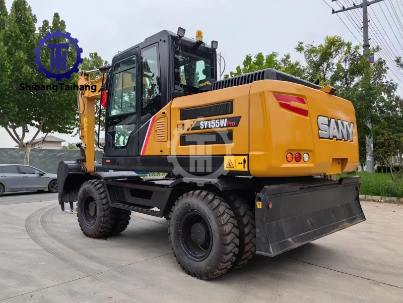 USED Sany SY155 Wheel Excavator
