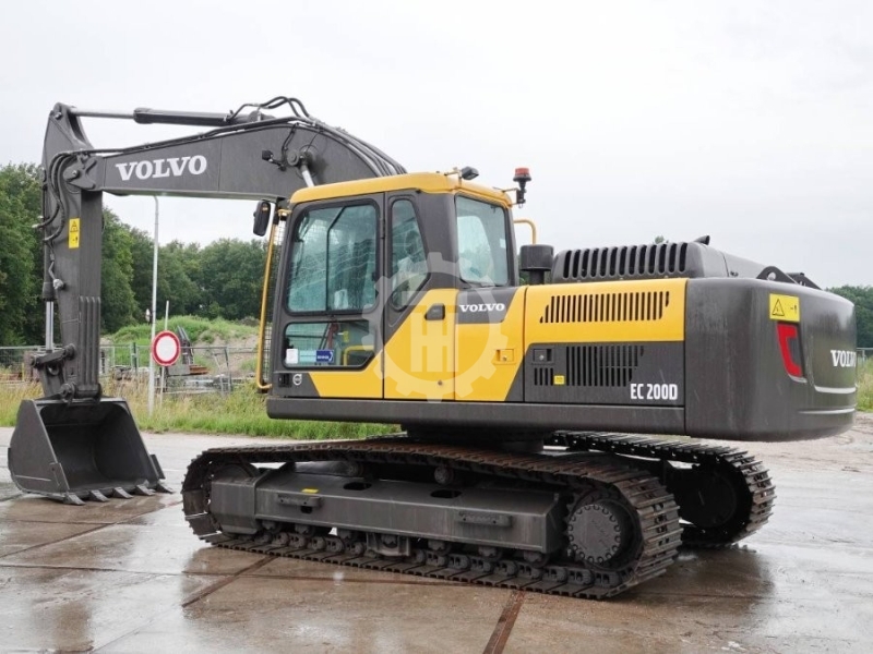 Used Volvo EC200D Excavator Earth Moving Equipment High Performance