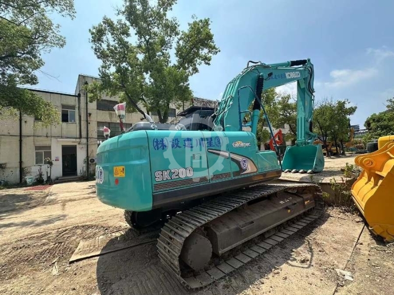 Original Midi Old Used Kobelco Excavator SK200 114KW 20Ton