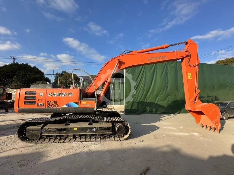 Japan Original Used Hitachi ZX200 Hydraulic Crawler Excavator Second Hand Machinery 100KW Power
