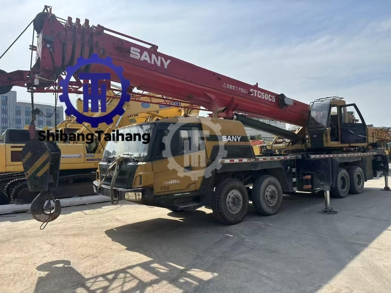 Used Sany 50-ton truck crane
