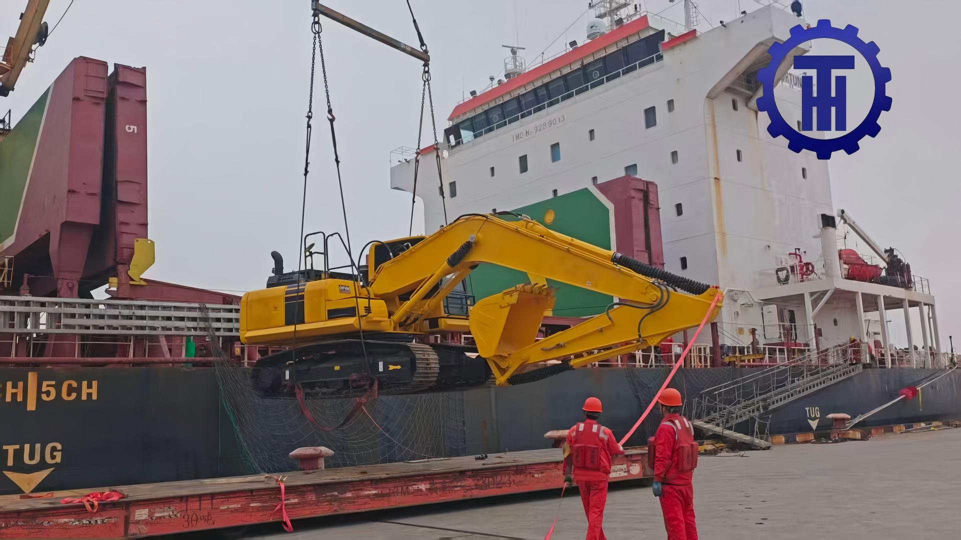 Shibangtaihang Successfully Ships Second-Hand Excavator to African Client